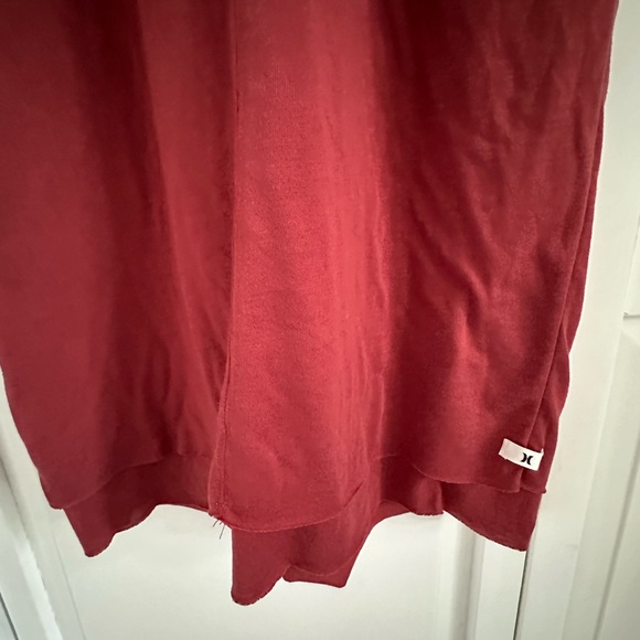 Hurley Rust Red Cotton Sundress T Back Maxi Dress Super Soft Comfortable Medium - Picture 6 of 14
